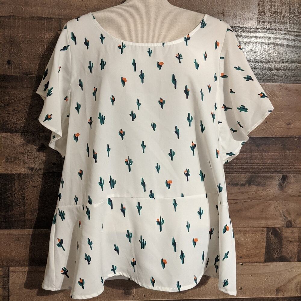 Womens Large cactus top